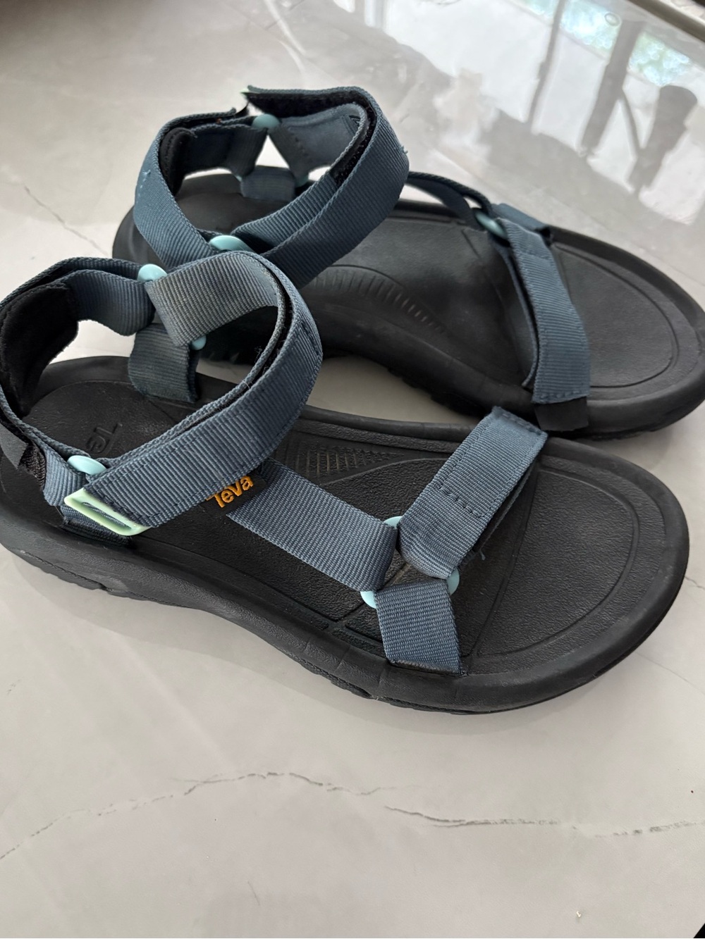Teva Blue Adjustable Strap Sandals